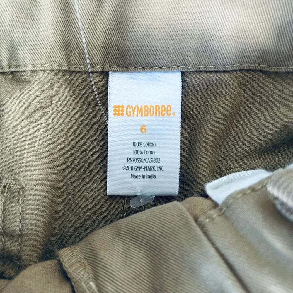 The Children’s Place Khaki Boy Shorts & Gymboree Khaki Boy Pants- Size 6- NWT